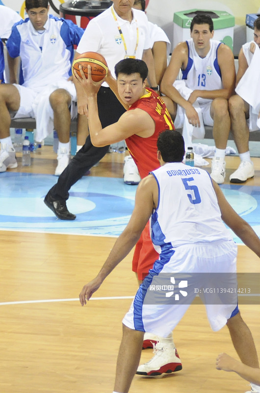 08奥运男篮小组赛:中国VS希腊