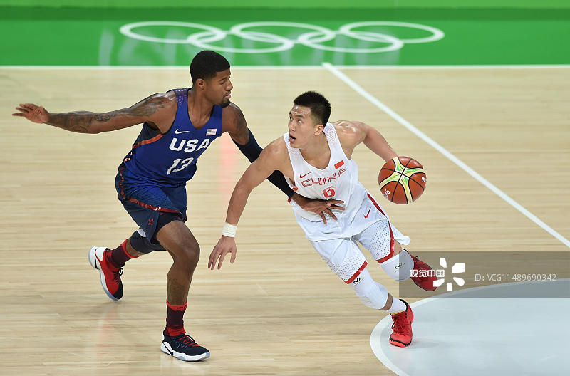 2016里约奥运会男篮小组赛:中国62-119美国